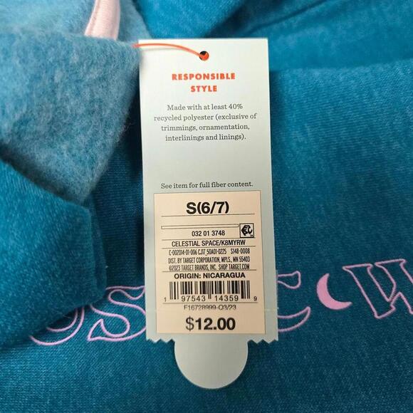 Girls' Fleece Pullover Hoodie | Cat & Jack | Small (6/7) - Picture 10 of 11